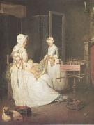 Jean Baptiste Simeon Chardin La Mere Laborieuse (The Diligent Mother) (mk05) oil painting reproduction